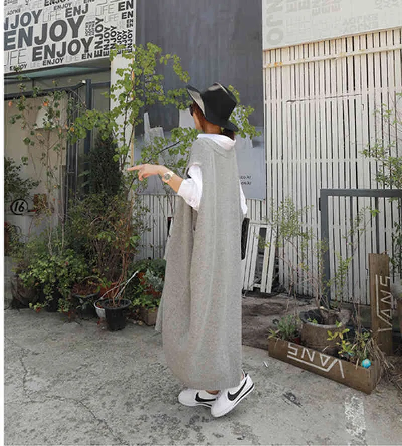 未使用級 21SS✨HYKE SLEEVELESS SWEATER DRESS Vivianyo HD Sweater Dress for Women High Neck Sleeveless
