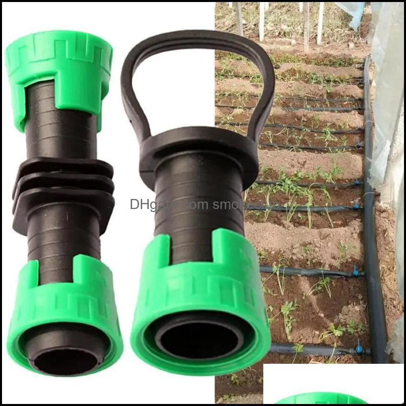 Watering Equipments 10Pcs/Set Garden Water Connectors Wear-resistant Multifunctional 16mm Widely Used Drip Tape Plugs For Greenhouse