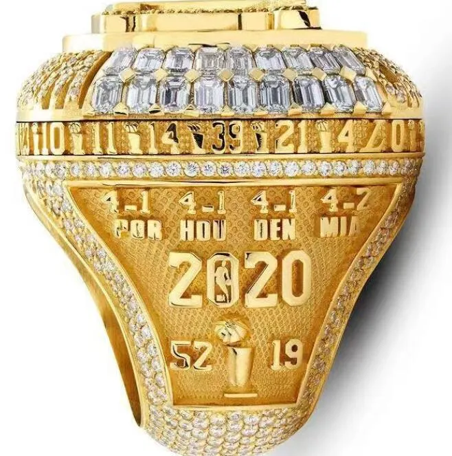 Fans'collection La Rings Lakers Champions du monde équipe de basket-ball championnat bague Sport Souvenir Fan Promotion cadeau en gros