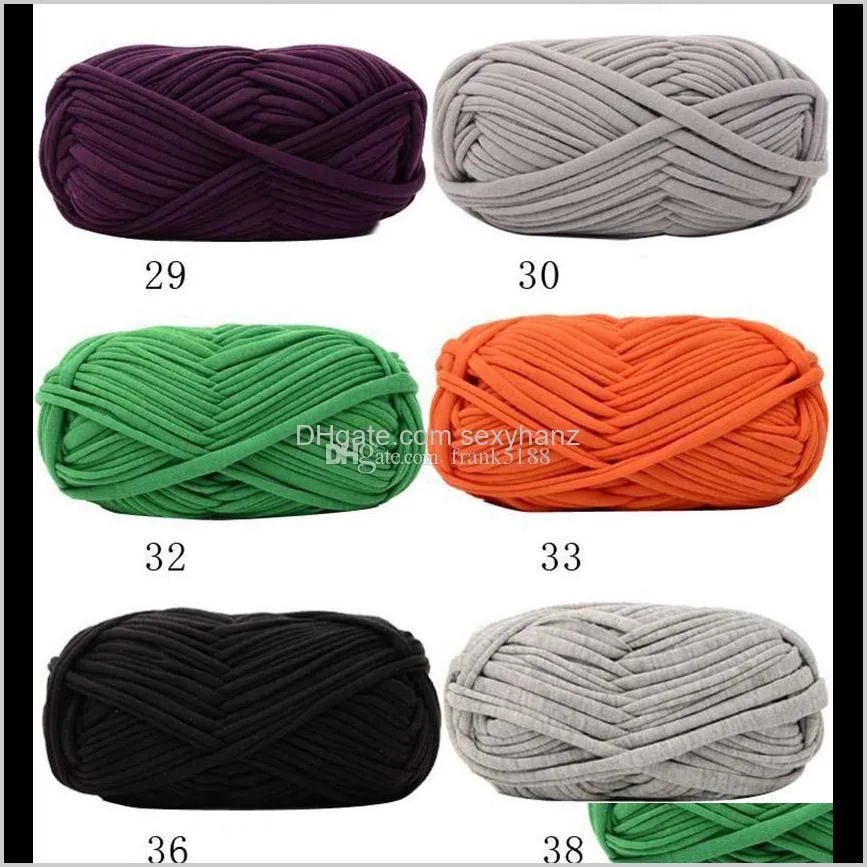 100g/pcs new super soft thick chunky t shirt yarn for knitting blanket carpet handbag crochet cloth yarn lanas para tejer