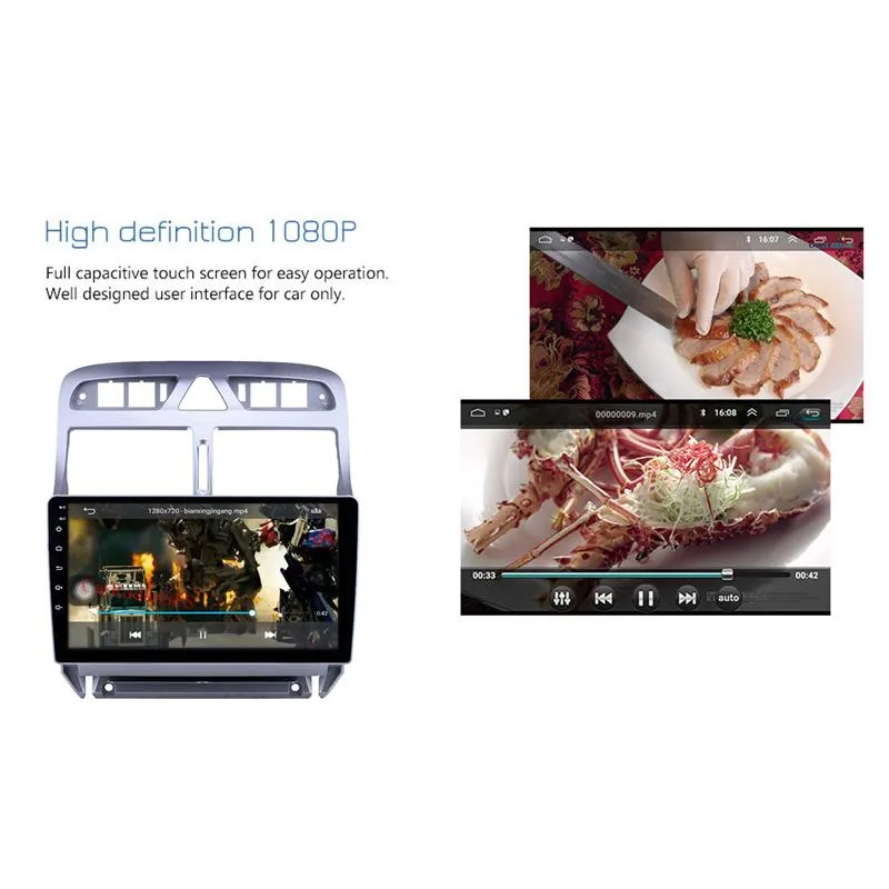 Stereo for peugeot 307 multimedia Sets for All Types of Models 