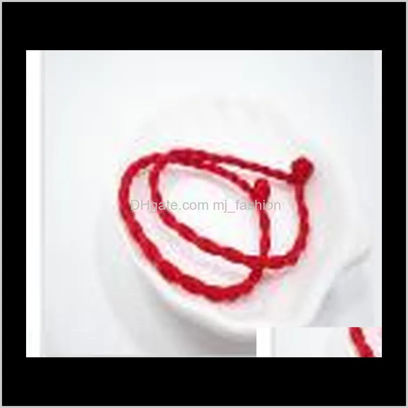thread string bracelet lucky red green handmade rope bracelet for women men jewelry lover ps1969