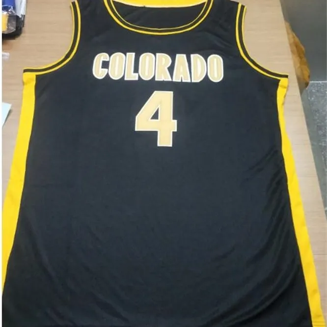 Nikivip 4 Chauncey Billups Colorado Buffaloes College Retro Classic Basketball Jersey Mens Stitched Custom Number and name Jerseys