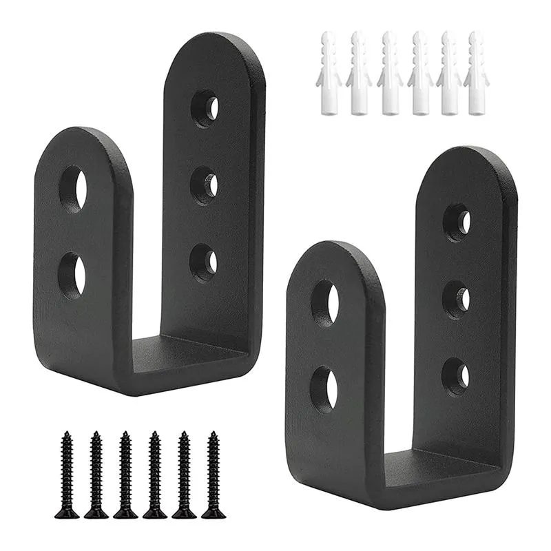 Other Door Hardware 2 Pack Barricade U Brackets Open Bar Security For Home,Garage Reinforcement Fits 2X4 Boards