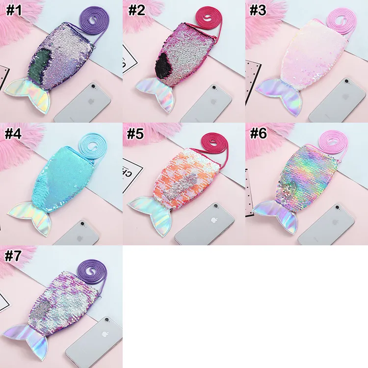 Mermaid Sequin Coin Purse With Lanyard And Fish Tail Small Portable Phone Pouch  Bag For Girls, Kids, And Adults Cross Body Neo Wallet With Glittler Design  M3669 From Hltrading, $1.2