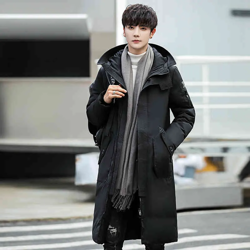 アウトレット割引品 ダウンメンズファッション厚い暖かい長いsパーカーメンズフード付きジャケット秋冬トレンチコート男性服 ファストファッション通販 サイト Uniquedamno Com