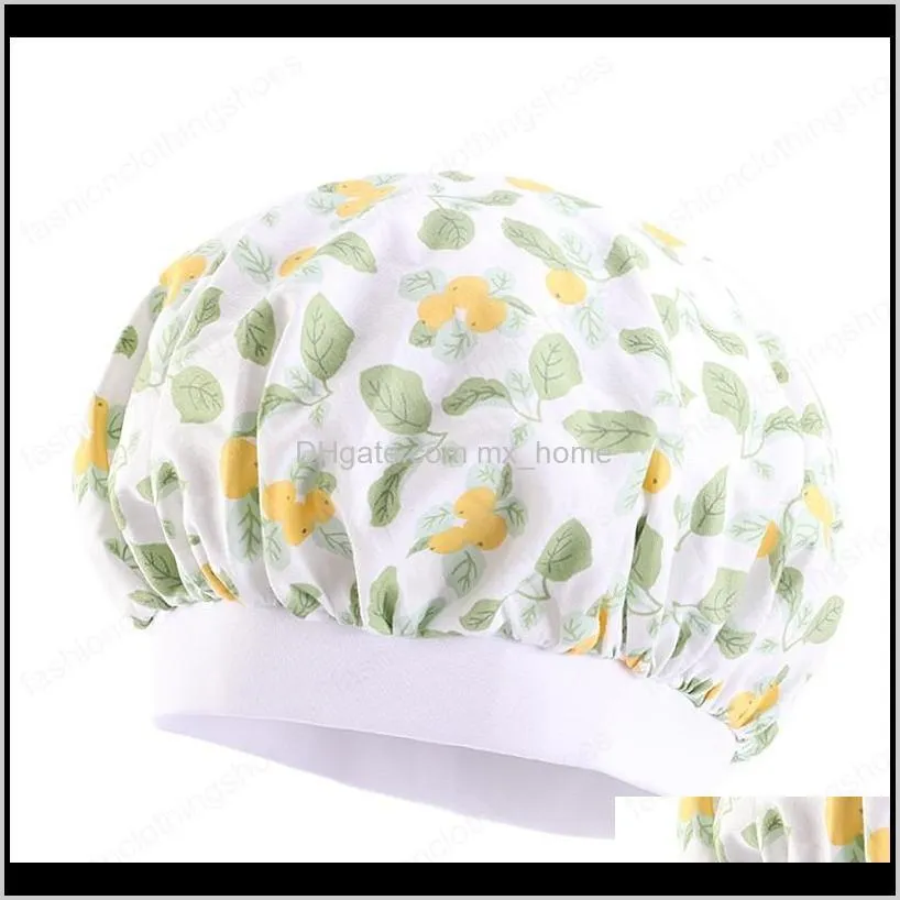 cotton bonnet for children floral print hair care hat little girls night sleep cap kids headdress headwrap hair accessories new