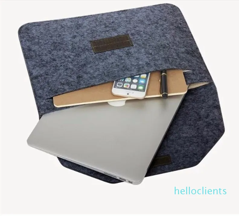 New Fashion Soft Sleeve Bag Väska till Apple MacBook Air Pro Retina 15 Laptop Anti-Scratch Cover för Mac Book 13,3 tum