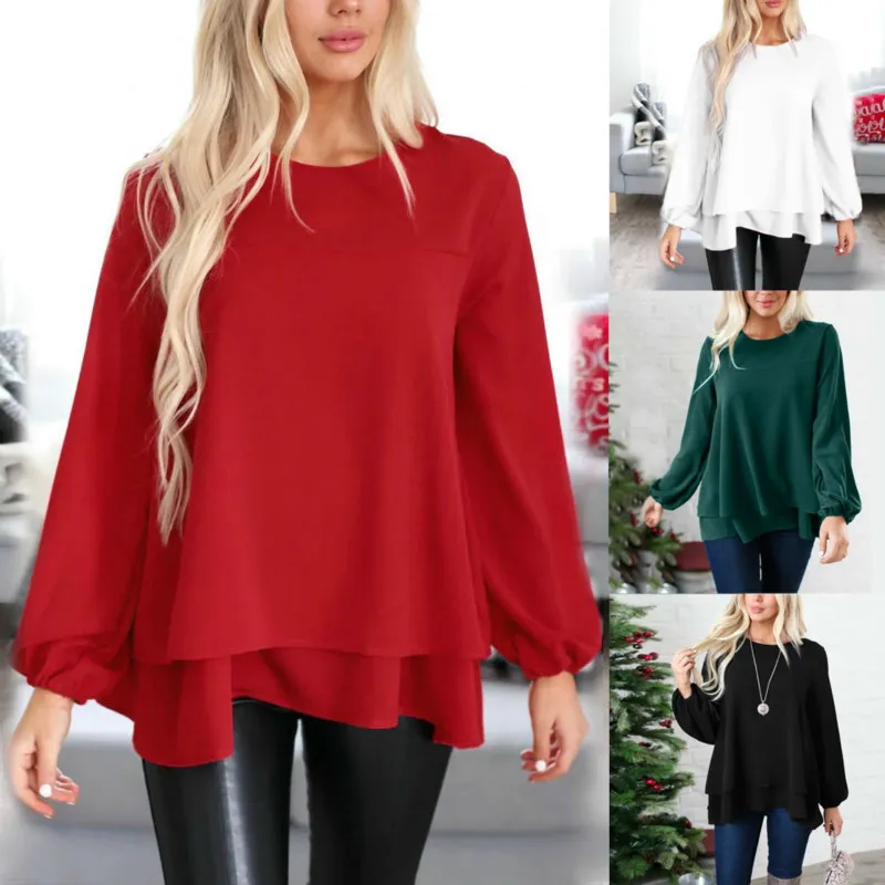 Women Blouse Office Work V Neck Shirts Long Sleeve Black Chiffon Tops Womens Korean Plus Size Elegant Woman 210514