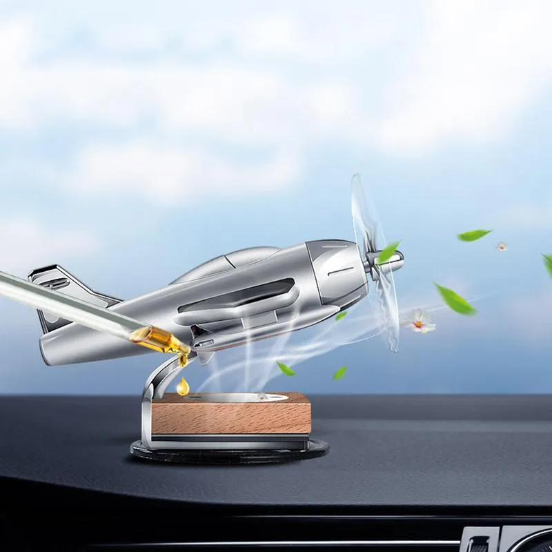 Auto Lufterfrischer Solarflugzeug Dekoration Mini Parfüm Ornamente Feststoff