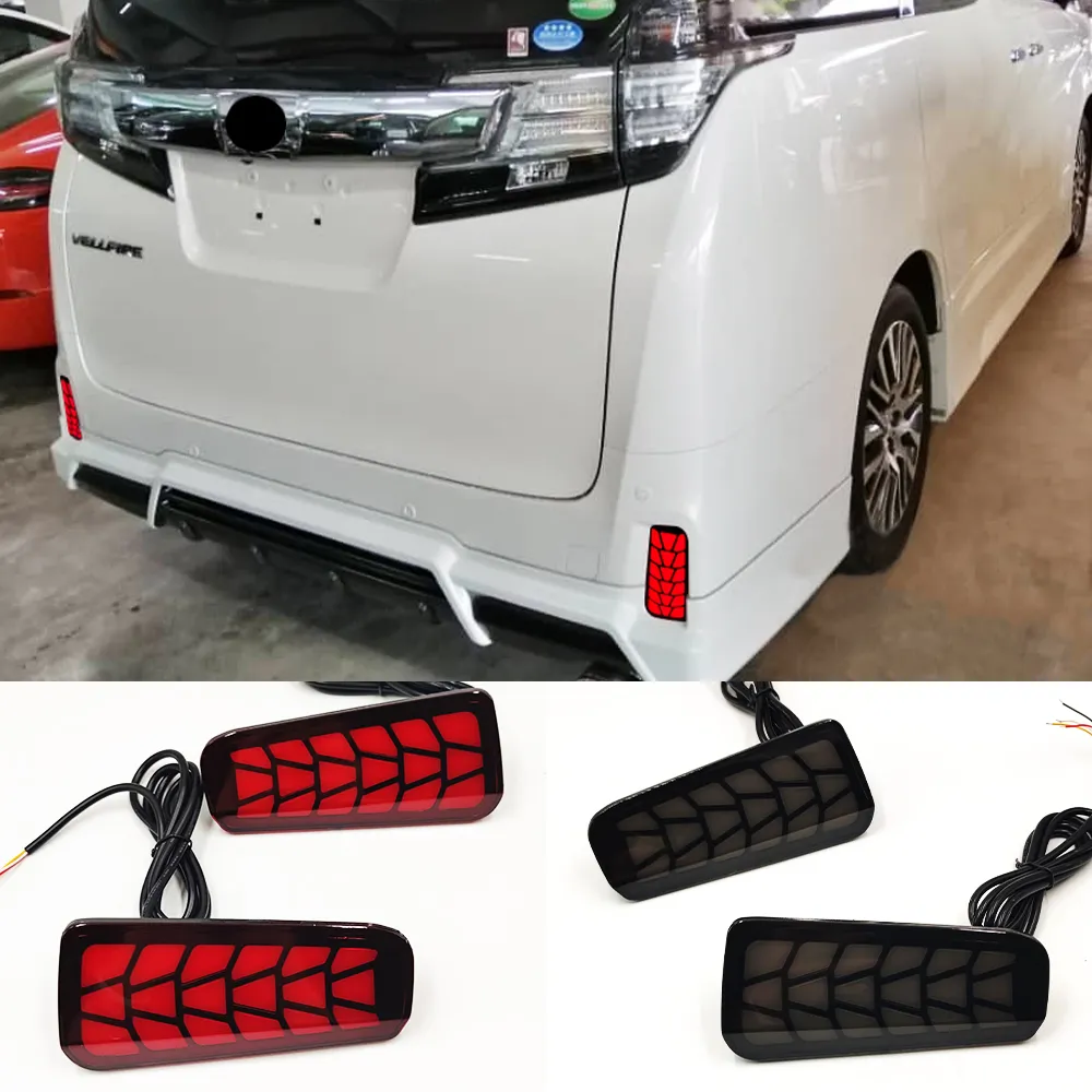 Для Toyota Vellfire AGH30 ANH30 2015 2016 2017 2018 2019 2020 2021 ALPHARD светодиодный задний фонарь стоп-сигнал отражатель указателя поворота