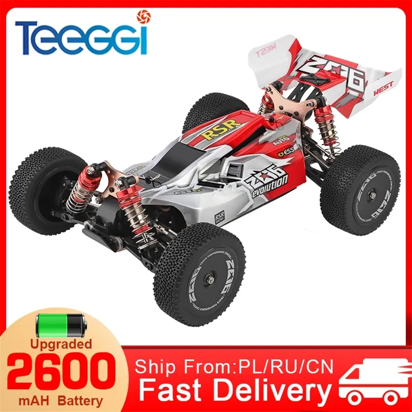 WLTOYS 144001 RC 자동차 1:14 A959B 레이싱 고속 60km / h 4WD A959 아동을위한 오프로드 드리프트 전기 원격 제어 장난감 220315