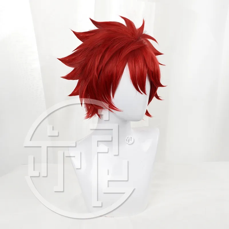 Anime SK8 Бесконечность Reki Cosplay парик рыжих волос мужчины короткие синтетические волосы Хэллоуин карнавальная партия реквизит + парика