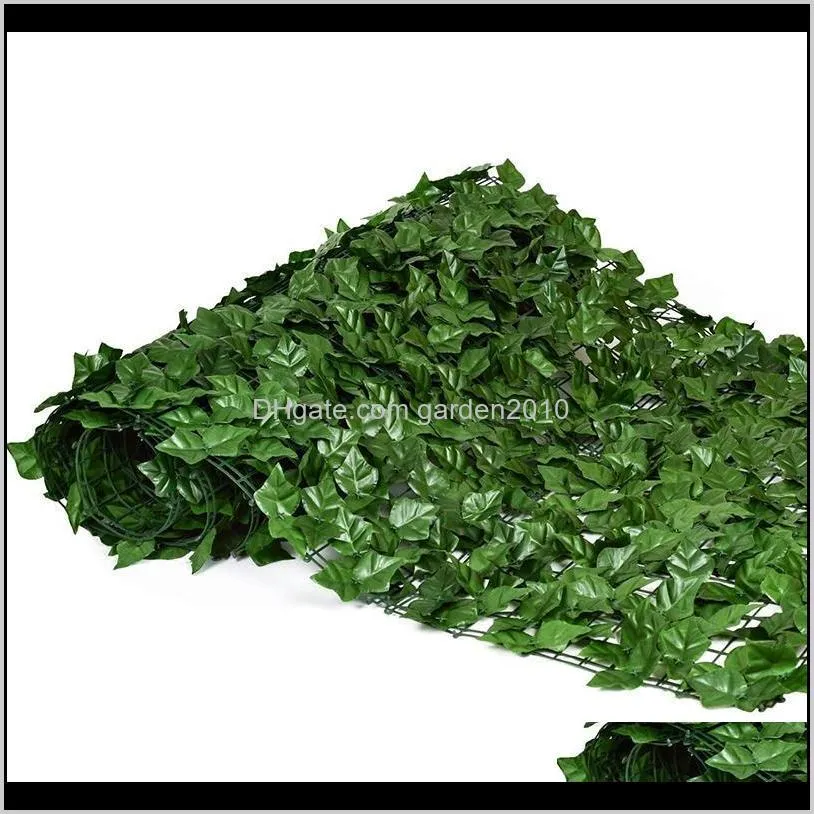 artificial sweet potato leaf privacy fence artificial hedge fence decoration, suitable for outdoor decoration, garden
