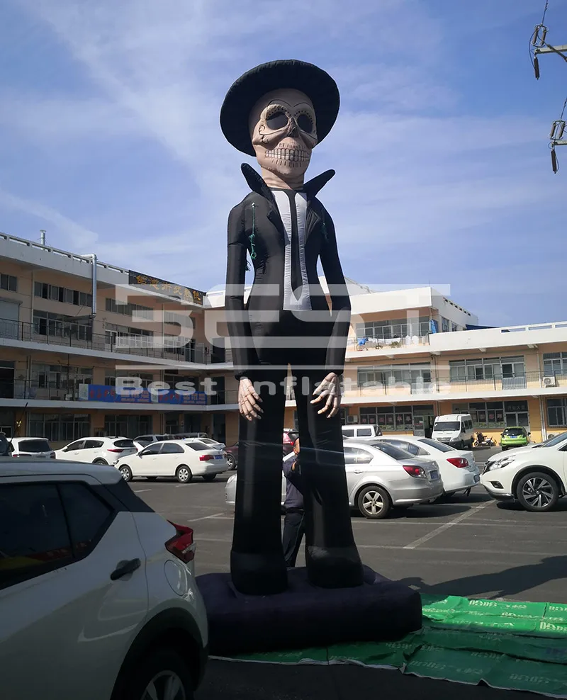 Factory Customized 16ft Halloween Event decoration Inflatable Los Muertas (Couple) deceased