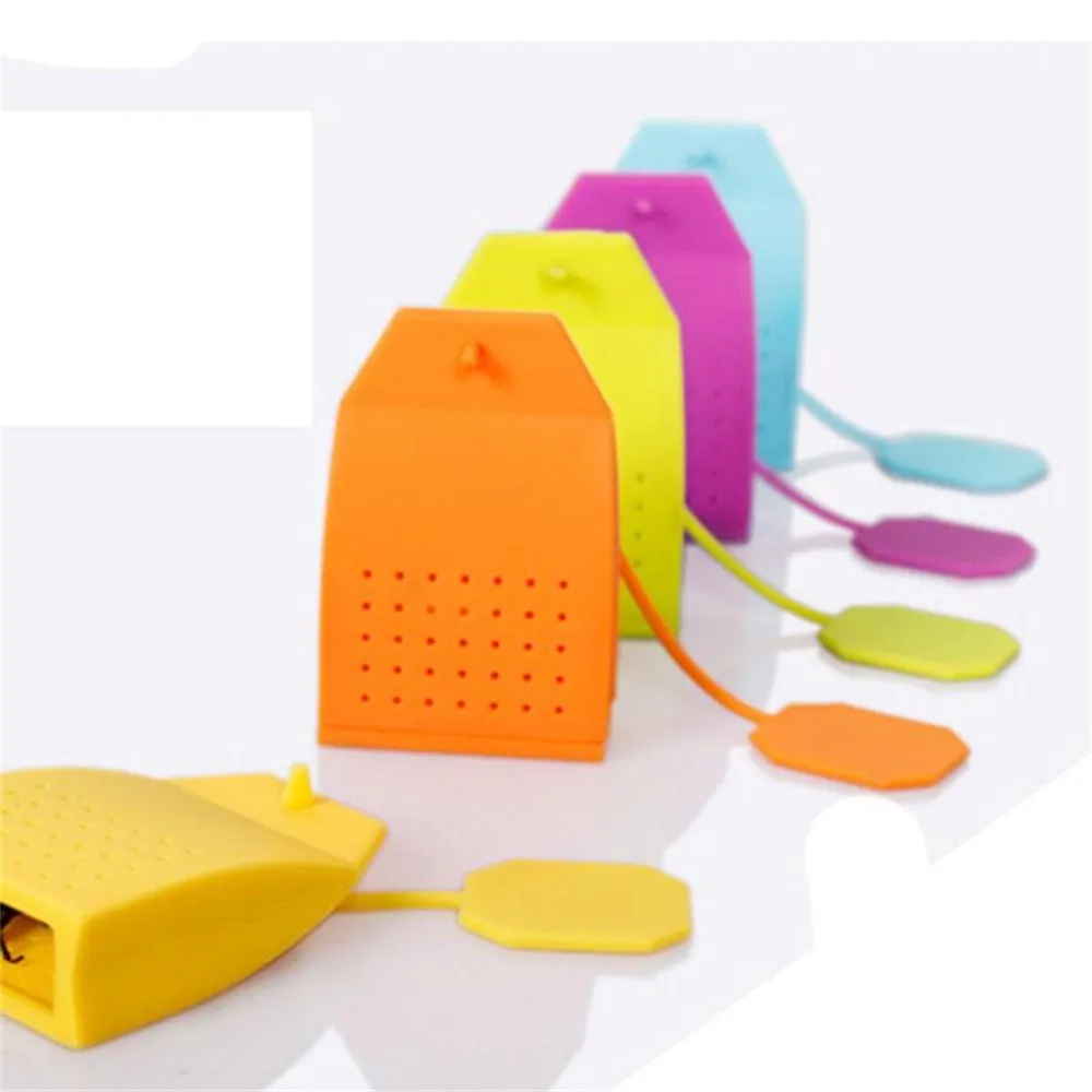 Wholesale Coffee Tea Tools Bag Style Silicone Strainer Herbal Spice Infuser Filter Diffuser Kitchen
