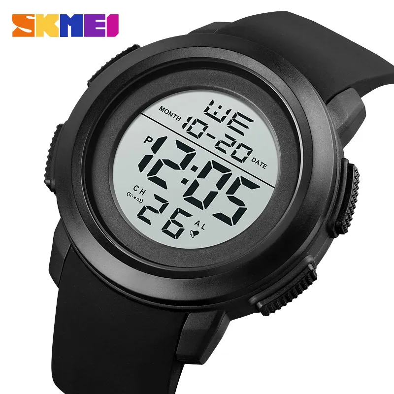 Skmei Multifunction Sports Watches for Mens Chrono Alarm Digital Homens relógios de pulso de relógios impermeáveis ​​Horas relógio Relojes de hombre 1719 q0524
