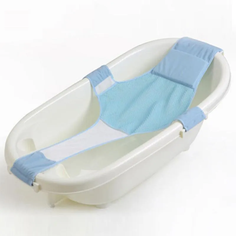 Wanny kąpielowe Siedzenia Baby Pielęgnacja Regulowany Prysznic Niemowląt Wanna Born Bath Net Kids Safety Security Security Support Maller Cradle Łóżko
