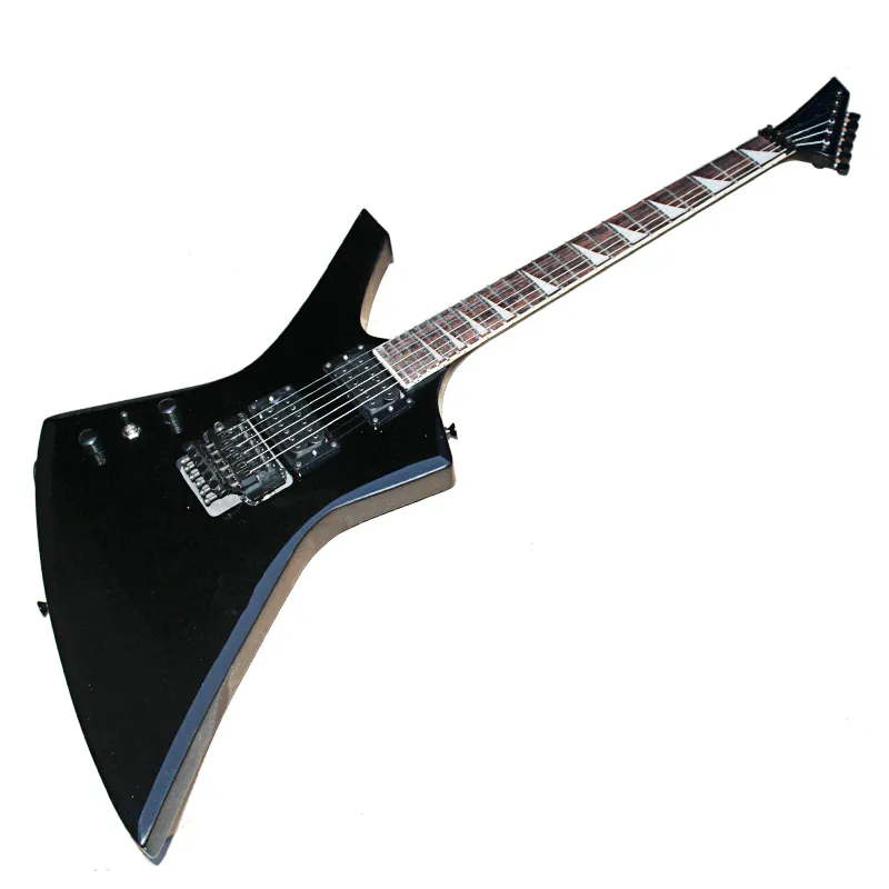 Left Handed Electric Guitar - 6 String, Black Finish, Rosewood