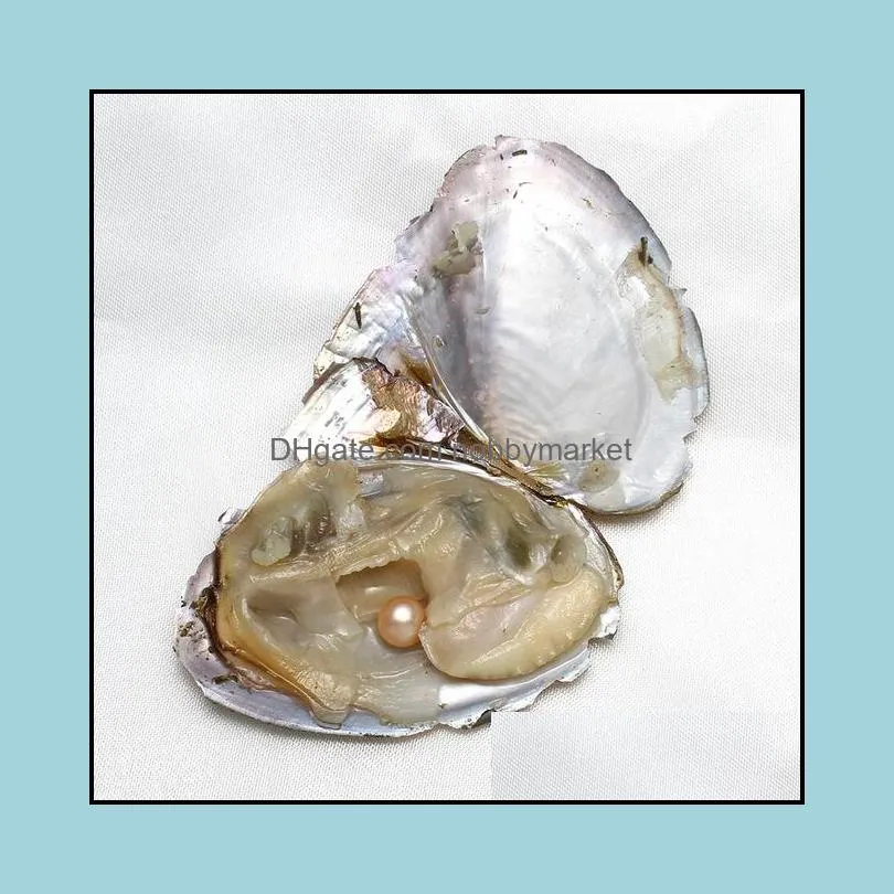 Wholesale 25 color natural Freshwater Whole Pearls Oyster,Mixed color Freshwater pearl vacuum packaging Whole Oyster Shell free