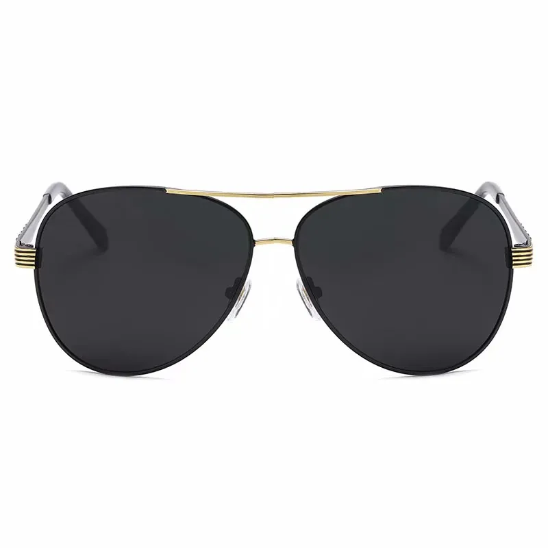 Retro Erkek Güneş Gözlüğü Erkekler için Güneş Shades Koyu Lens Sürüş Gözlüğü 4 Renk Mavi Kahverengi Gri Lensler Siyah Gümüş Altın Metal Çerçeveleri