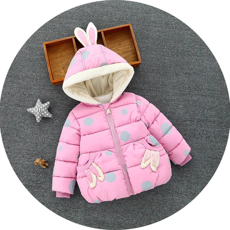 Baby Mädchen Kleidung Herbst Winter Kinder Jacke Kleinkinder Mädchen Mit Kapuze Jacken Mantel Kleinkind Kleidung Warme Oberbekleidung 0-3 Jahre