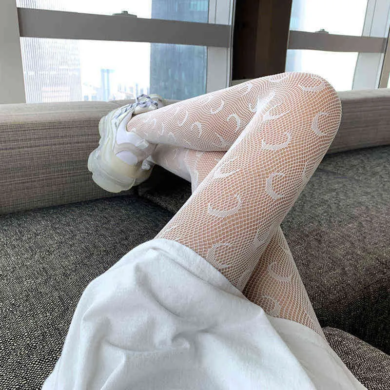 Moon Silk Stockings Cosplay Costumes Sexy Fishnet Tiktok Tights For Anime  Fans Black And White Lolita Socks Y1119 From Musuo01, $4.71