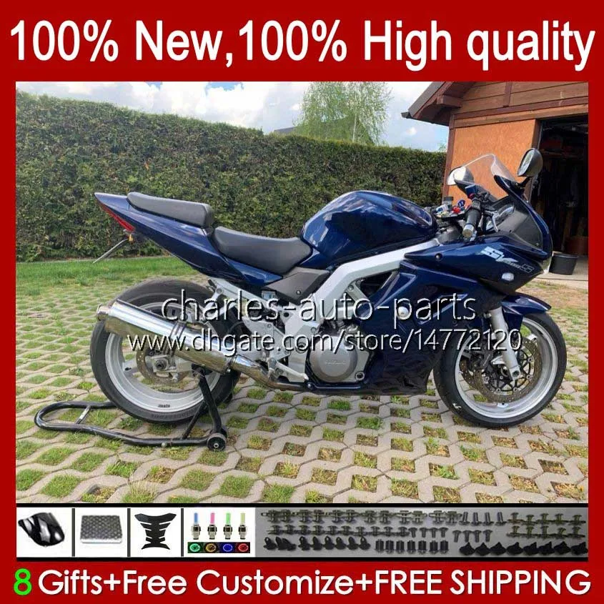 OEM Body for Suzuki SV 1000 650 SV1000 SV650 S 2003 2004 2005 2007 2007 2007 2007 2008 2008 2008 CARM BLUE SV 650S 1000S SV-1000 SV650S 03-13 SV1000s SV-650 03 09 10 11 12 13 Fairing