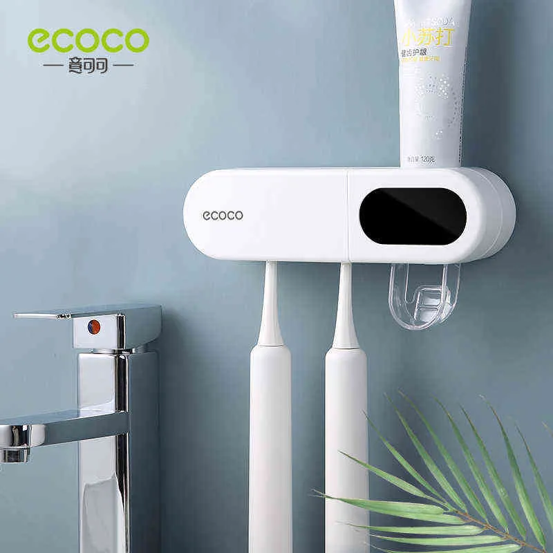 ECOCO Double Sterilization Costco Sonicare Toothbrush Holder With Strong Load Bearing Toothpaste
