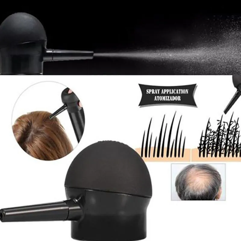 DHL Gratis Hairs Spray Applicator Atomizador Hårfiberpulver Pumpfibrer Effektivt Tillbehör Salong Special Tool