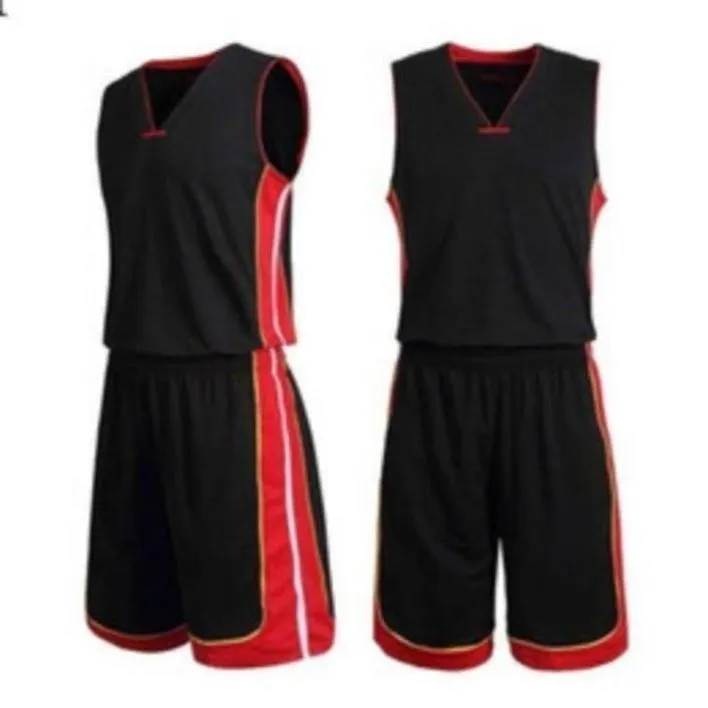 Maillot de basket-ball hommes rayures manches courtes chemises de rue noir blanc bleu Sport chemise UBX26Z708