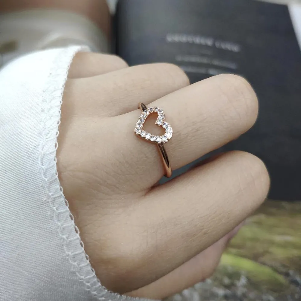 Gold Color Tulip Flower Ring for Women Korean Adjustable Crystal Cute Rings  Teen Girls Jewelry Aesthetic Dropshipping KAR365