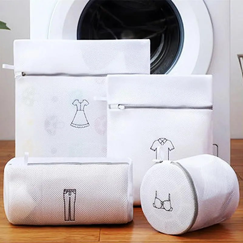 Gankmachine Addensare lavanderia Wash Bag Mesh Abbigliamento intimo reggiseno camicetta subacquea di lavaggio di viaggio del sacchetto di immagazzinaggio 7 Dimensioni Borsa di protezione 