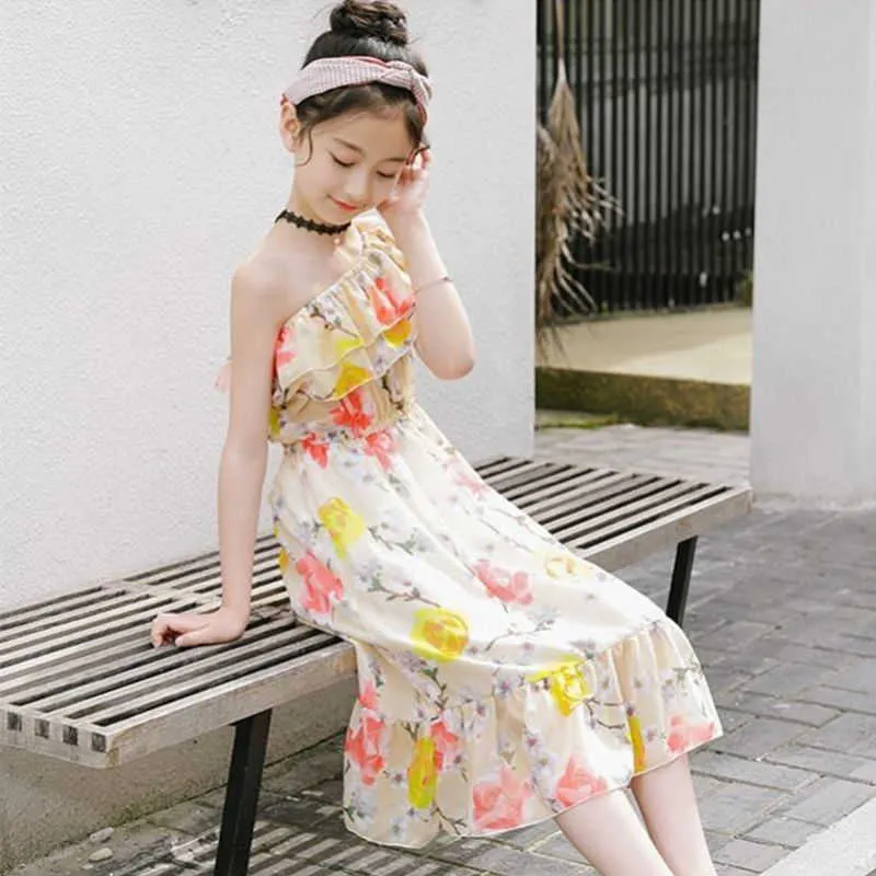 Girls Midi Dress New Kids Cold Shoulder Bodycon Stretch Dresses Ages 5-13  Years | eBay