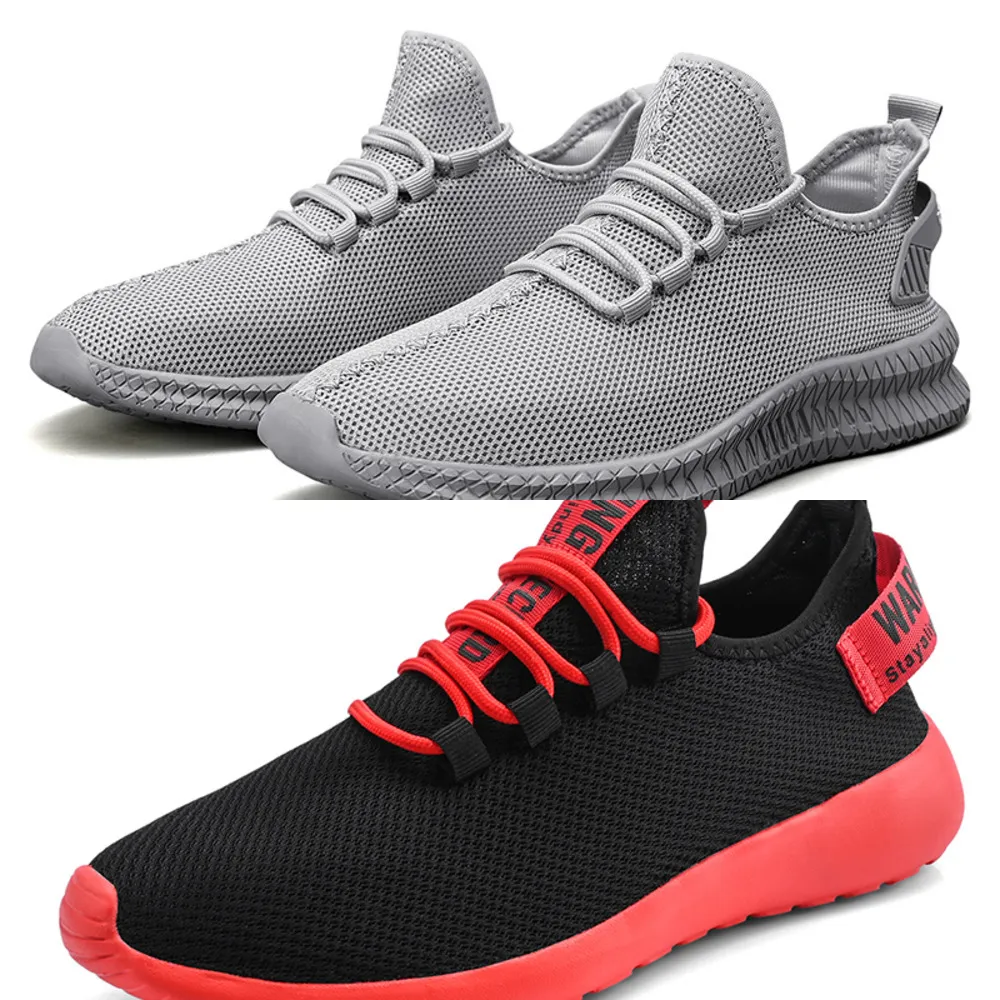 XWO0 casual running shoes Comfortable men deep breathablesolid while grey Beige women Accessories good quality Sport summer Fashion walking shoe 27