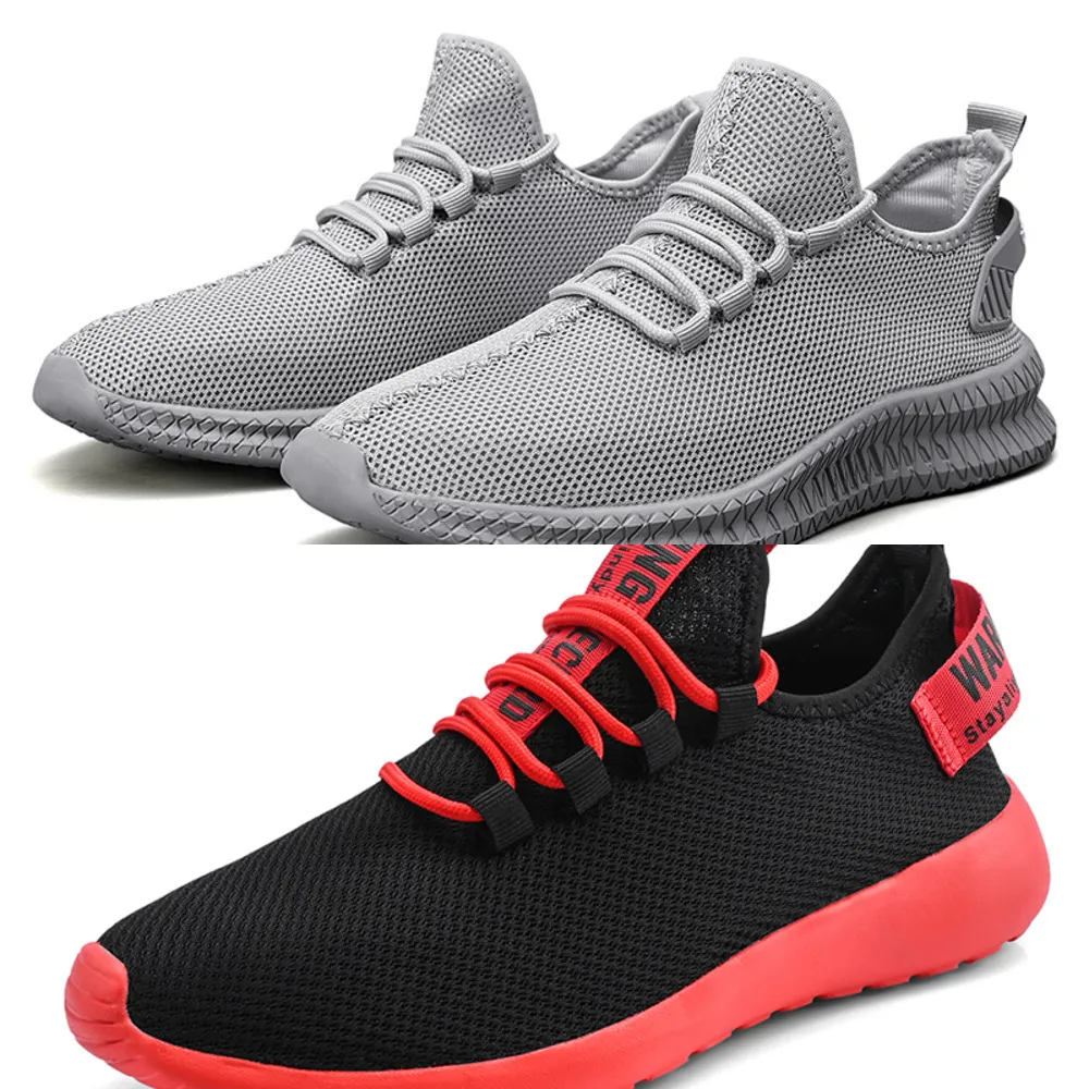 XWO0 chaussures de course décontractées hommes confortables profondément respirant solide tandis que gris Beige femmes accessoires bonne qualité Sport été mode chaussure de marche 27