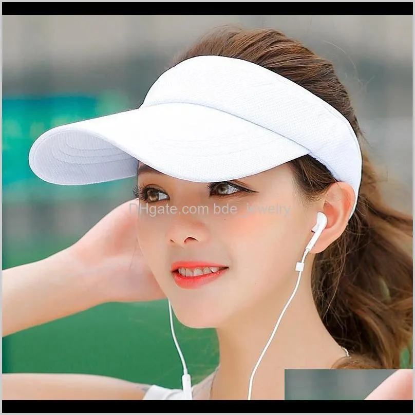 sun visor adjustable sports tennis golf cap headband unisex men women hat