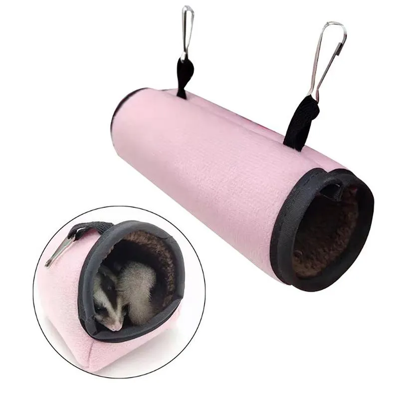 Pequeno animal Suprimentos Pet Túnel Hammock Cama de Suspensão Pássaro Pássaro Pássaro Pássaro Papagaio Squirrel Caverna Cabana Balanço Ninho Dormido Rato Ferret Brinquedo