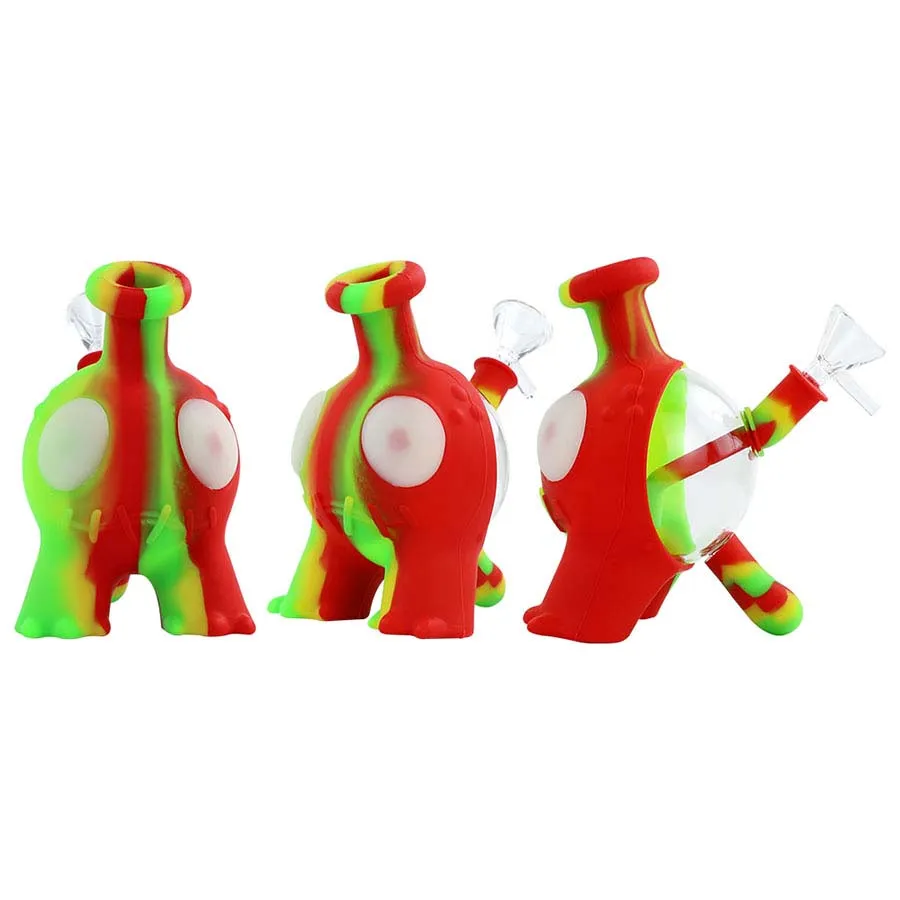 conception unique narguilé pipe en verre bongs plate-forme pétrolière tuyaux de bong narguilés d'eau dab bol