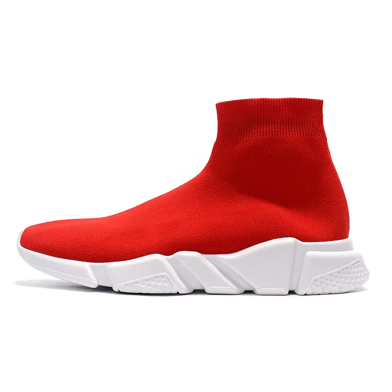 Chaussures de chaussettes d entrainer pour la vitesse de graffiti pour hommes baskets decontractees en toile a maille chaussures de course a lacets