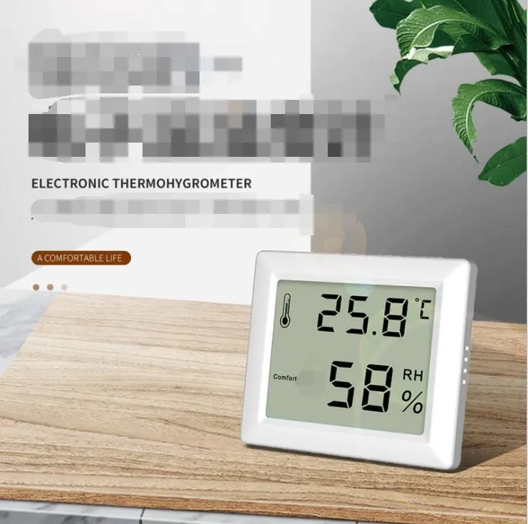 Updated Digital LCD Thermometer Hygrometer Temperature Humidity tester Indoor Meter Monitor 2 Styles