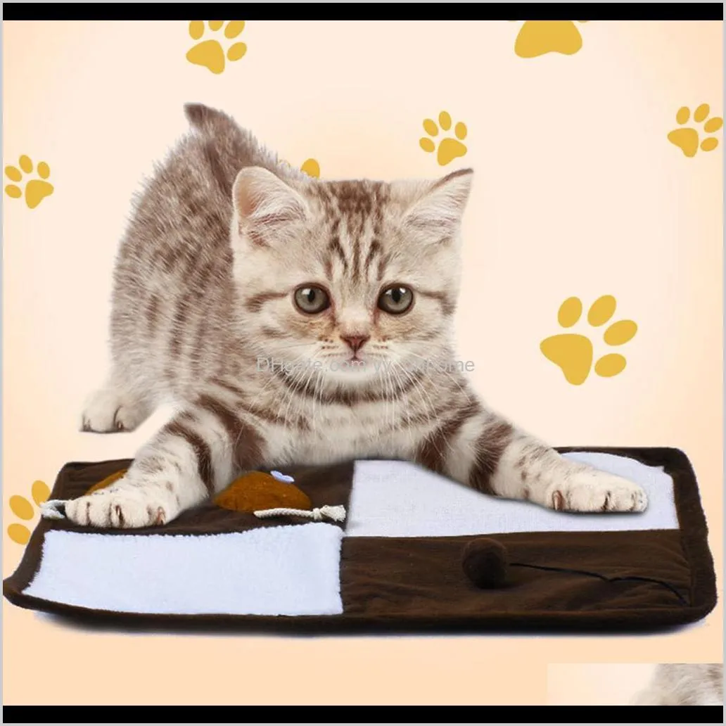 kitten cat scratcher mat pad for cat grinding claws & protecting furniture