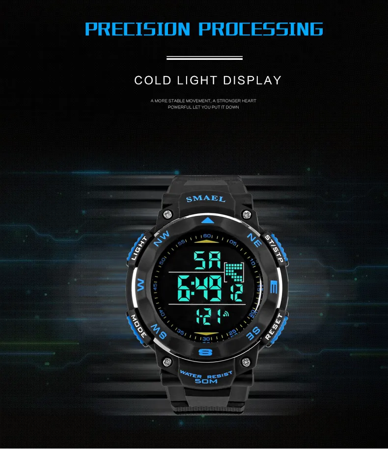 4.digital watch light