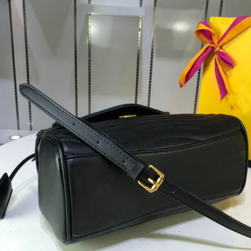 Handbag Wave Top Handle Tote Bag Crossbody Bags Genuine Leather Fashion Metal Letter Detchable Adjustable Shoulder Strap Stitching Flap Handbags Wallet