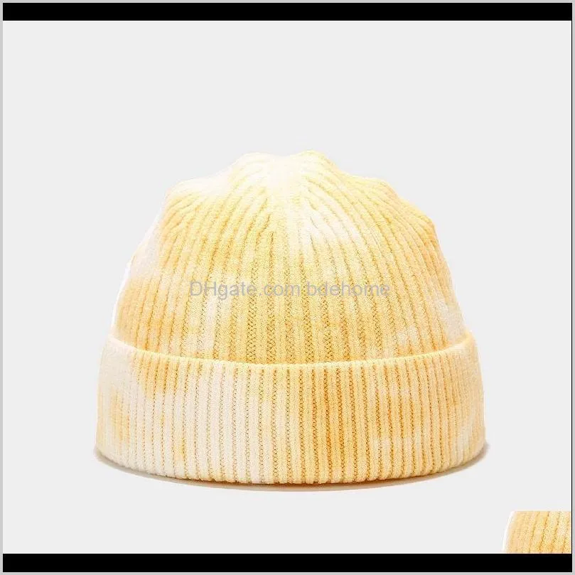 printing knit hat fashion women color knited hat crochet cap beanie hats female warm skullies caps