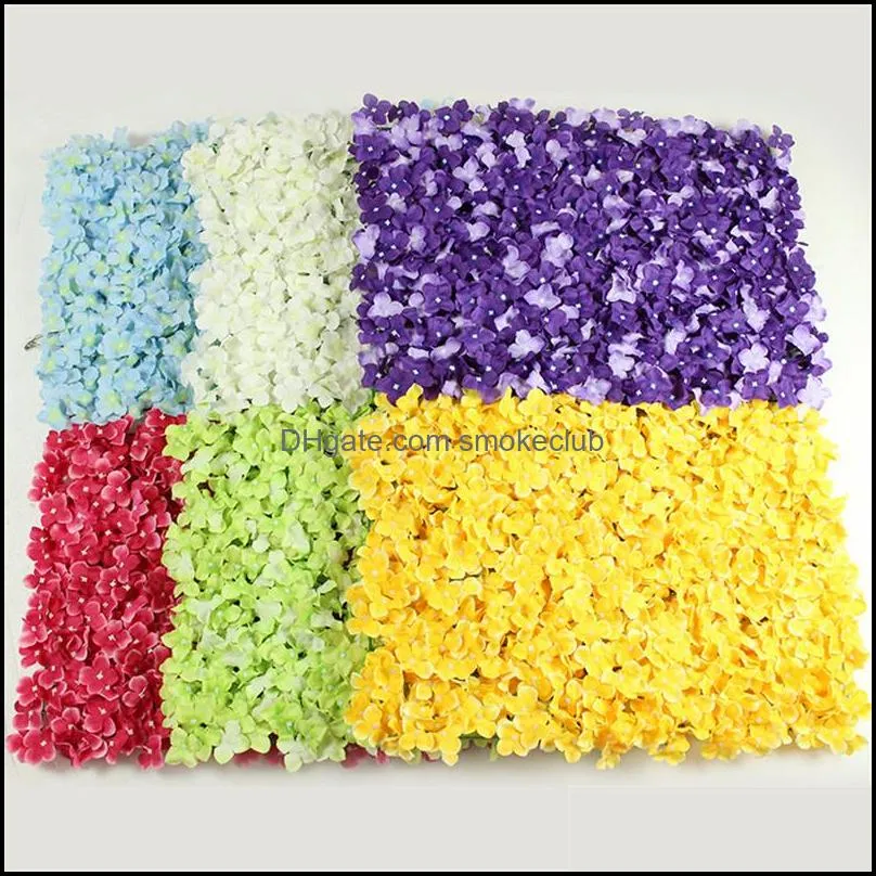 40*60CM Artificial Silk Hydrangea Flower Wedding Background Wall Simulation Flowers Store Window Decoration