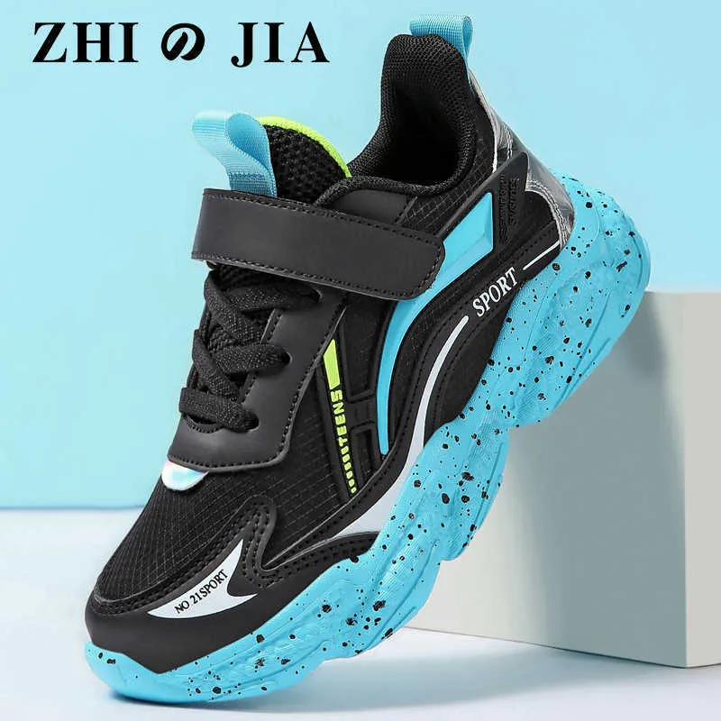 2021 kinder Casual Schuhe Jungen Sport Leichte Mesh Sport Schuhe Kinder Herbst Schule Laufen Sommer Kinder der Schuhe G1025