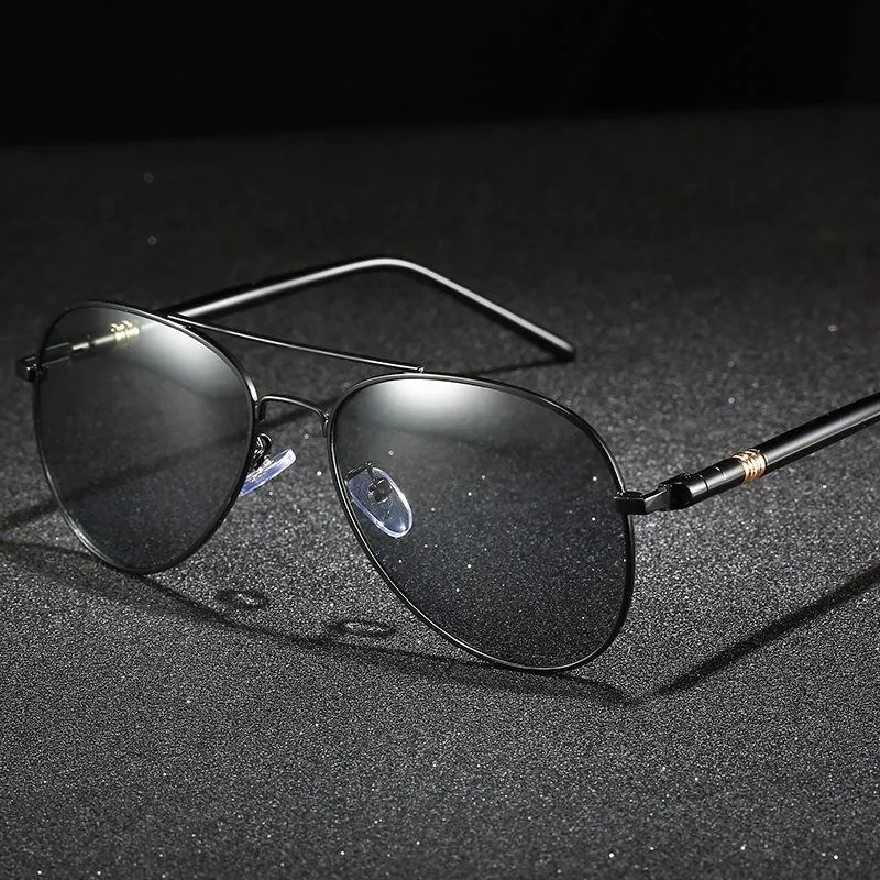 Zonnebril Mode Bifocale Leesbril Mannen Gepolariseerde Kleur Veranderende Zonnebril Helder Anti Blauw Licht Bril Vrouwen Outdoor Retro