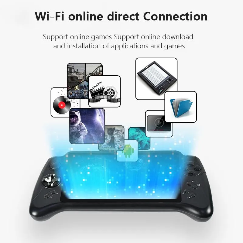 Портативные Игровые Игроки Powkiddy X17 Android 7.0 Портативная.