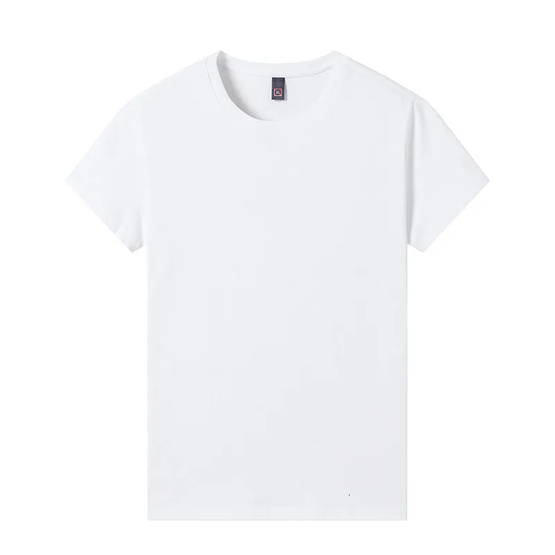 2021 Gelo de verão porcelana de algodão em torno do pescoço t-shirt equipe manga curta cor sólida homens t-shirt5xps